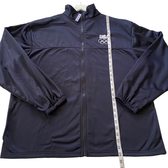 Vintage 90s United States Olympic Committee Black Jacket Made In USA Size XXL - Picture 9 of 11